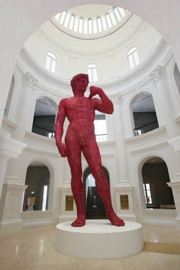 Despite the author’s concerns about the reception of the work Singaporean audiences loved Surrounding David  Courtesy of the artist Herstory in art
